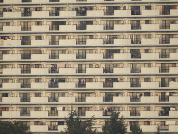 Full frame shot of apartment building