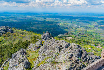Aerial view of landscape
