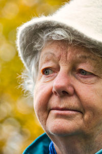 Close-up portrait of young woman