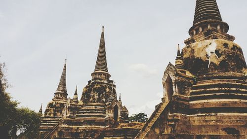 Low angle view of temple