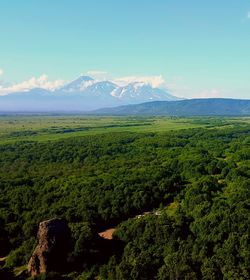 Scenic view of kamchatka peninsula