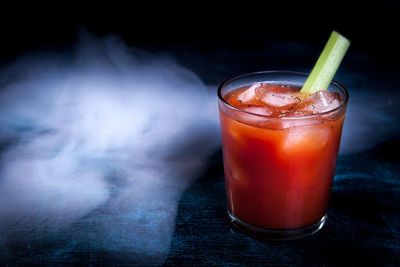 Close-up of drink on table