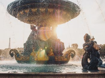 Fountain in front of fountain