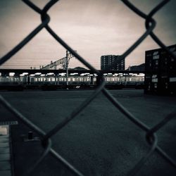 Built structures against the sky