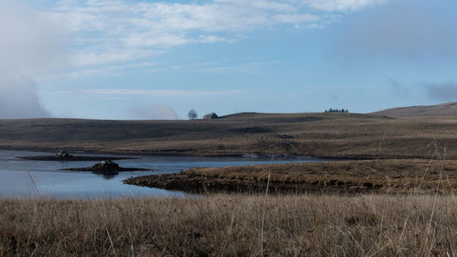 Scenic view of landscape against sky