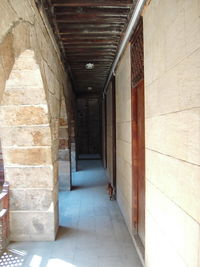 Corridor of building