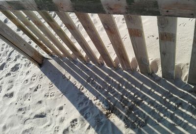 Close-up of sand at beach