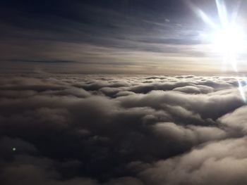 Scenic view of cloudscape during sunset