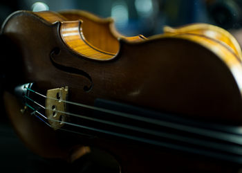 Close-up of guitar