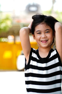 Portrait of smiling boy