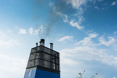 Low angle view of building against sky