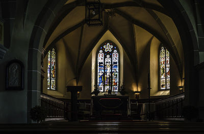 Interior of cathedral