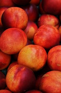 Full frame shot of apples at market