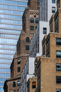 Low angle view of buildings against sky