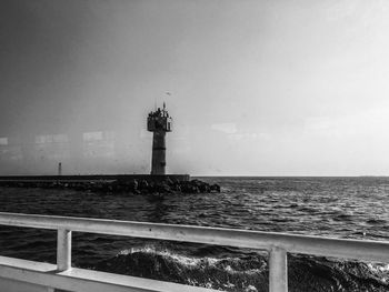 Lighthouse at seaside