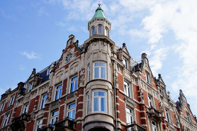Low angle view of building against sky