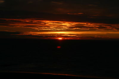 Sunset over sea