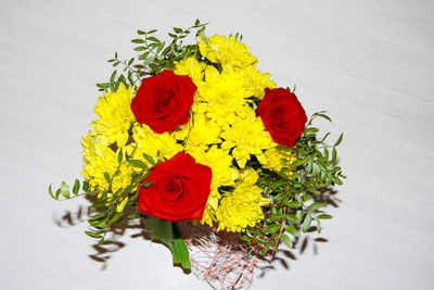 Close-up of rose bouquet