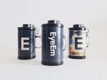 Close-up of over white background