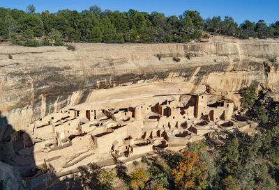 Graffiti on rock formations