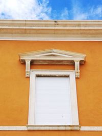 Low angle view of building against sky