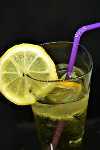 Close-up of drink on table