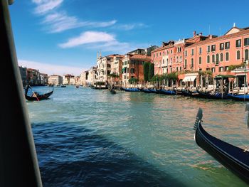 Exploring the grand canal in venice, italy