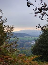 Scenic view of landscape against clear sky