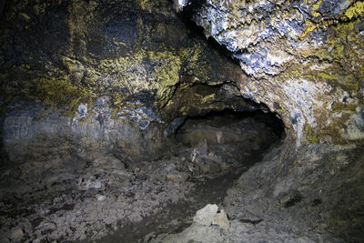 Rock formation in cave