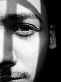 Close-up portrait of man