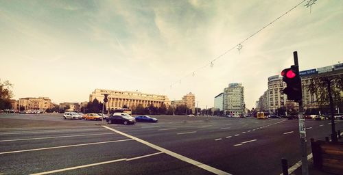 City street with buildings in background
