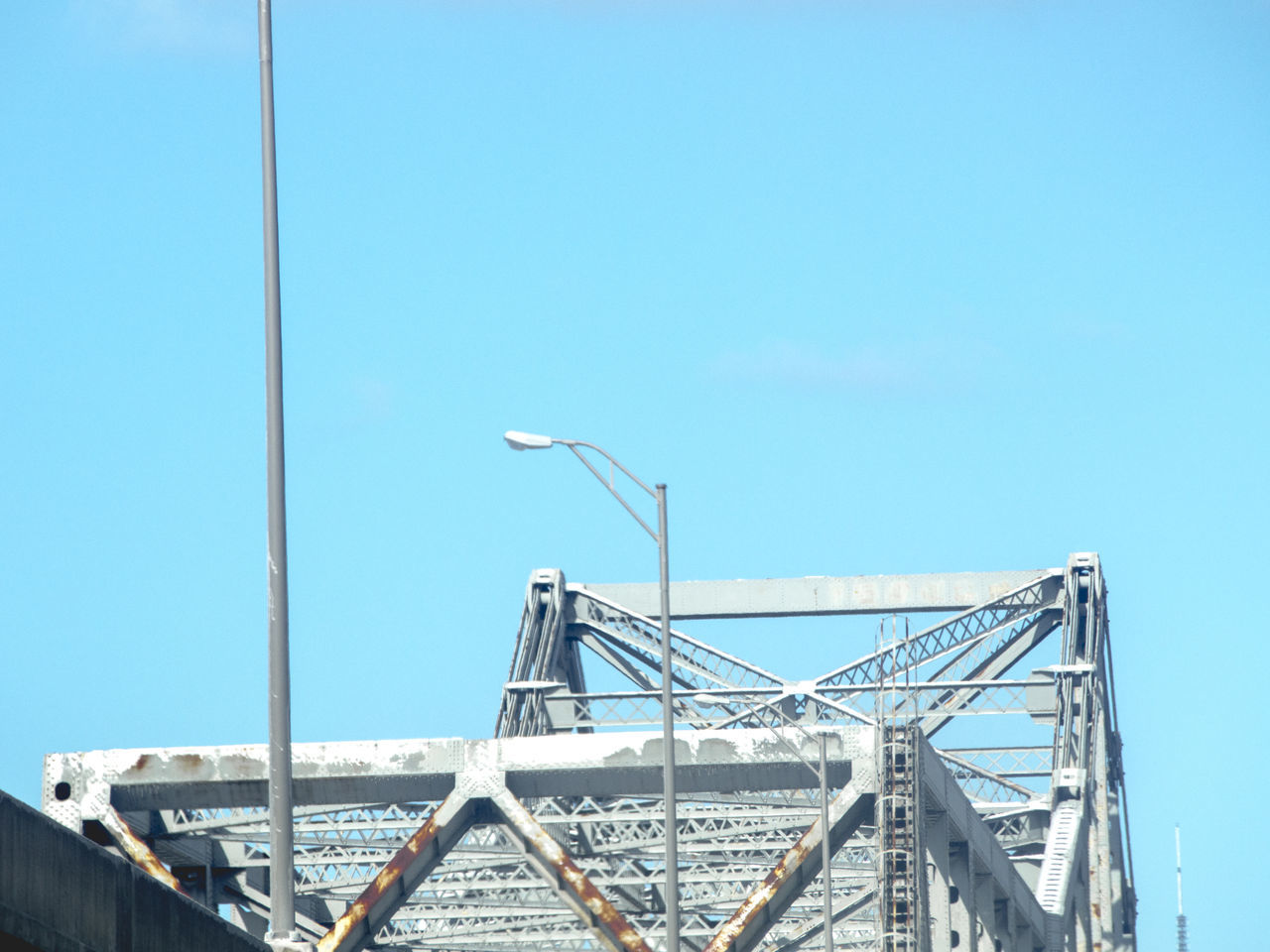 LOW ANGLE VIEW OF BUILT STRUCTURE AGAINST CLEAR SKY