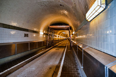 View of elbe tunnel 