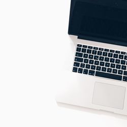 Close-up of laptop keyboard