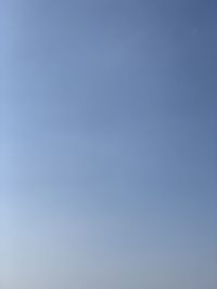 Low angle view of clear sky