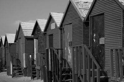 Low angle view of buildings against sky