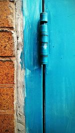 Close-up of closed wooden door