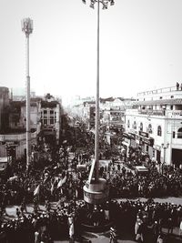 Panoramic view of built structure