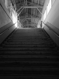 Low angle view of staircase