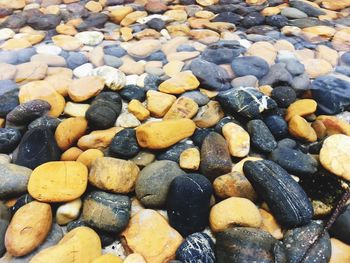 Full frame shot of pebbles