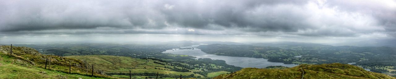 Panoramic view of landscape against sky