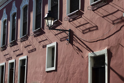 Old window details in color. pelourinho, salvador, bahia, brazil.