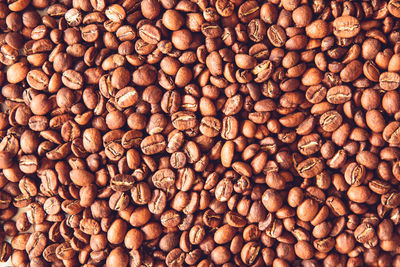 Full frame shot of coffee beans