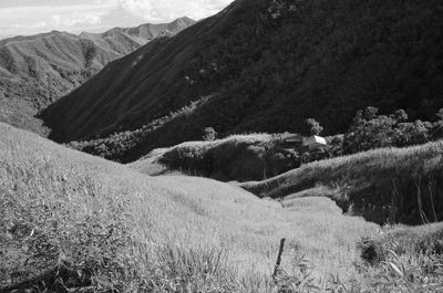 Scenic view of mountains