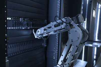 Close-up of machine part