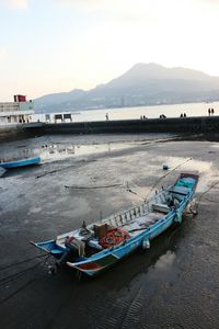 Boats in sea