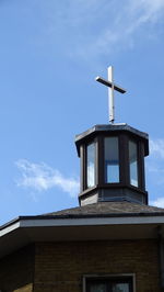 Low angle view of building against sky