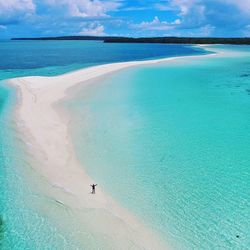 Scenic view of beach