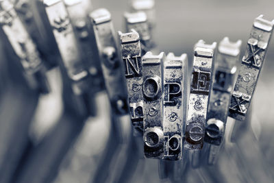 Close-up of computer keyboard