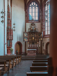 Interior of church